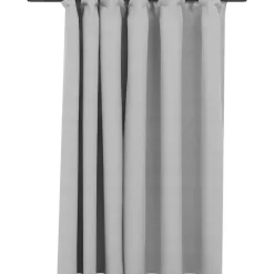vidaXL - Gordijn - Grijs - Stof