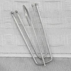 vidaXL - Gordijn - Grijs - Stof