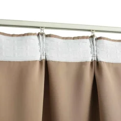 vidaXL - Gordijn - Taupe - Stof