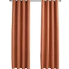 vidaXL - Gordijn - Taupe - Stof - 140 x 245 cm - 2 stuks