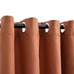 vidaXL - Gordijn - Taupe - Stof - 140 x 245 cm - 2 stuks