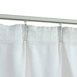 vidaXL - Gordijn - Wit - Stof - 140 x 175 cm - 2 stuks