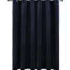 vidaXL - Gordijn - Zwart - Fluweel