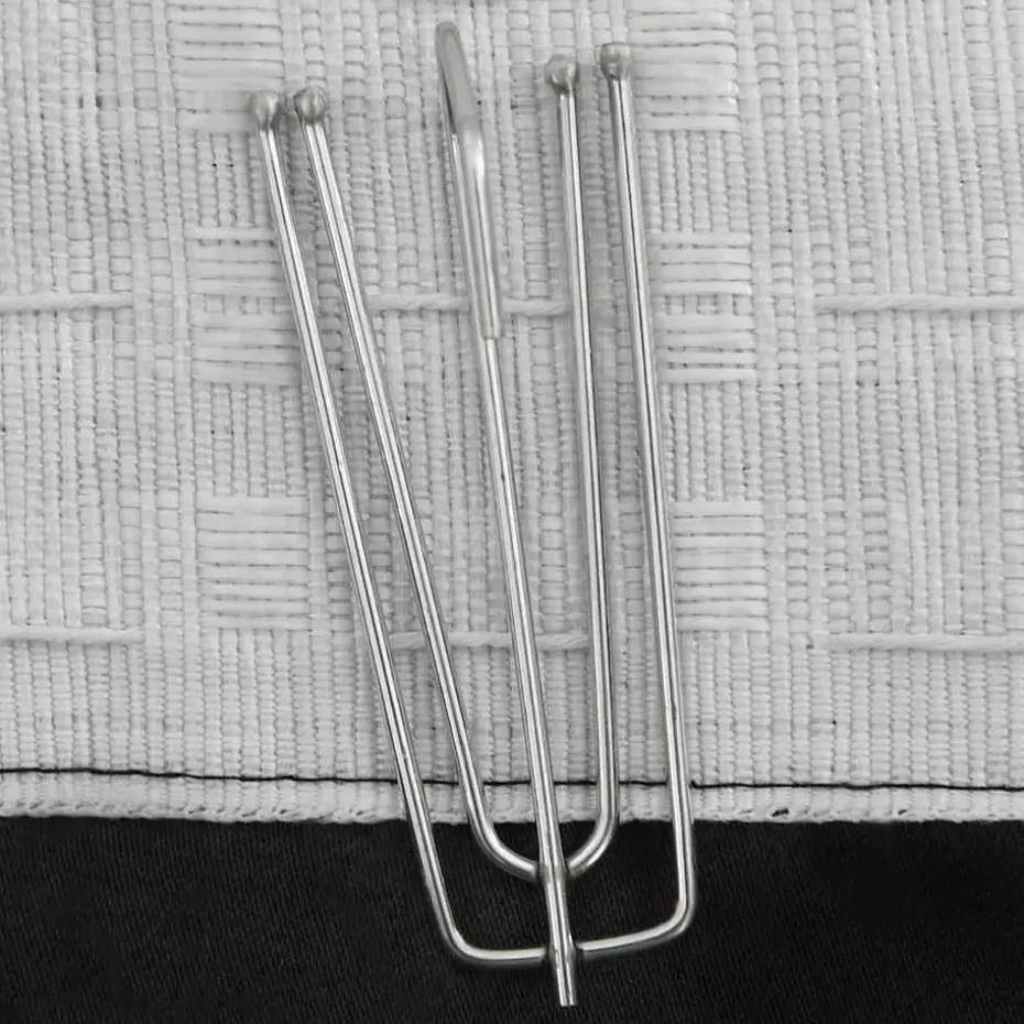 vidaXL - Gordijn - Zwart - Stof - 140 x 175 cm - 2 stuks