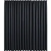vidaXL - Gordijn - Zwart - Stof