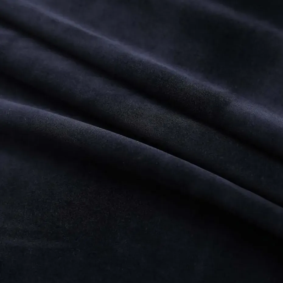 vidaXL - Gordijn verduisterend - Zwart - Fluweel - 140 x 225 cm - 2 stuks