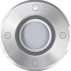 vidaXL - Grondspot - Zilver - Aluminium - 3 stuks