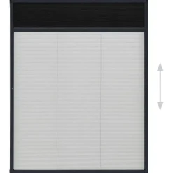 vidaXL - Hor - Antraciet - Glasvezel - 60 x 80 cm