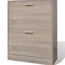 vidaXL - Houten Schoenenkast - Bruin - Hout