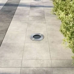 vidaXL - Inbouw Tuinlamp - Zilver - Aluminium - 3 stuks