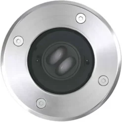 vidaXL - Inbouw Tuinlamp - Zilver - Aluminium - 3 stuks