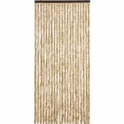 vidaXL - Insectengordijn - Beige - Polypropyleen - 90 x 220 cm