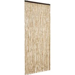 vidaXL - Insectengordijn - Beige - Polypropyleen - 100 x 220 cm