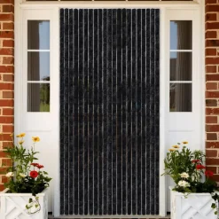vidaXL - Insectengordijn - Antraciet - Polypropyleen - 100 x 220 cm