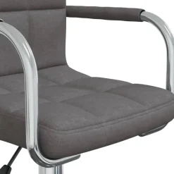 vidaXL - Kantoorstoel - Grijs - Stof