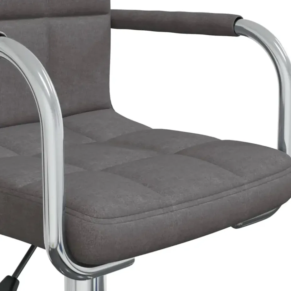 vidaXL - Kantoorstoel - Grijs - Stof