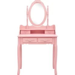 vidaXL - Kaptafel - Roze - Hout