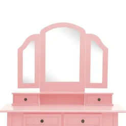 vidaXL - Kaptafel - Roze - Hout