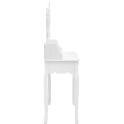 vidaXL - Kaptafel - Wit - Hout