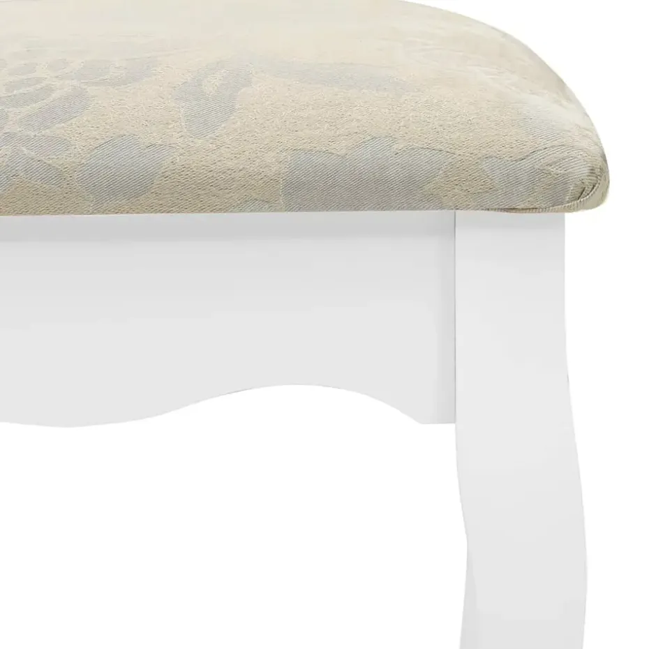 vidaXL - Kaptafel - Wit - Hout