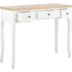 vidaXL - Kaptafel - Wit - Hout