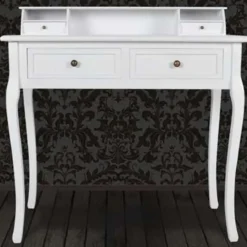 vidaXL - Kaptafel - Wit - Hout