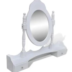 vidaXL - Kaptafel - Wit - Hout