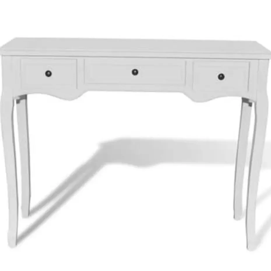 vidaXL - Kaptafel - Wit - Hout