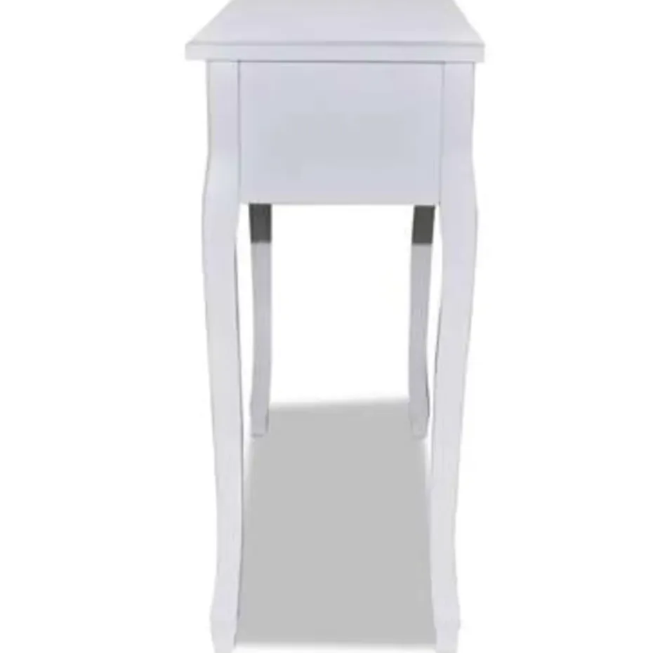 vidaXL - Kaptafel - Wit - Hout