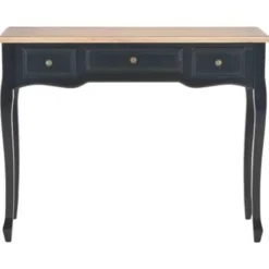 vidaXL - Kaptafel - Zwart - Hout