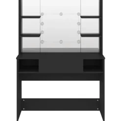 vidaXL - Kaptafel - Zwart - MDF