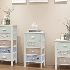 vidaXL - Kast - Wit - Hout - 38 x 28 x 72 cm