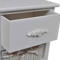 vidaXL - Kast - Wit - Hout - 35 x 27 x 73.5 cm