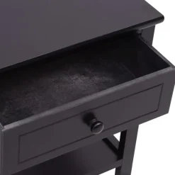 vidaXL - Kast - Zwart - Paulowniahout - 2 stuks