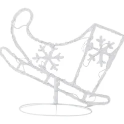 vidaXL - Kerst Rendier En Slee - Cold white