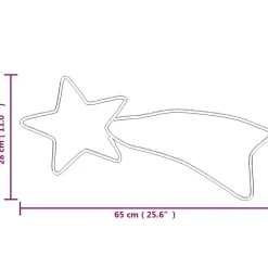 vidaXL - Kerstfiguur Ster