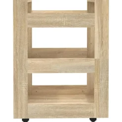 vidaXL - Keukentrolley - Bruin - Bewerkt hout