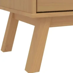 vidaXL - Kledingkast OLDEN met 2 lades - Grenenhout - Bruin - 76.5x53x172 cm