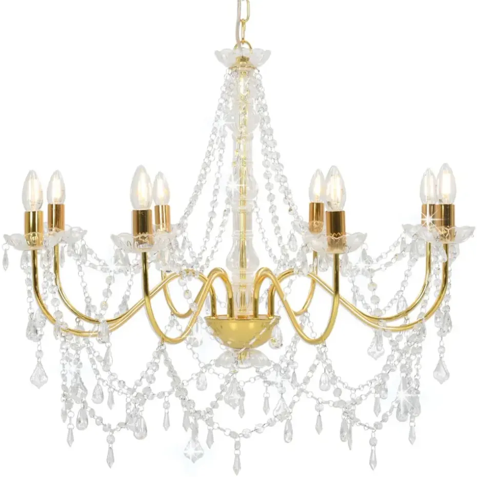 vidaXL - Kroonluchter - Goud - Metaal