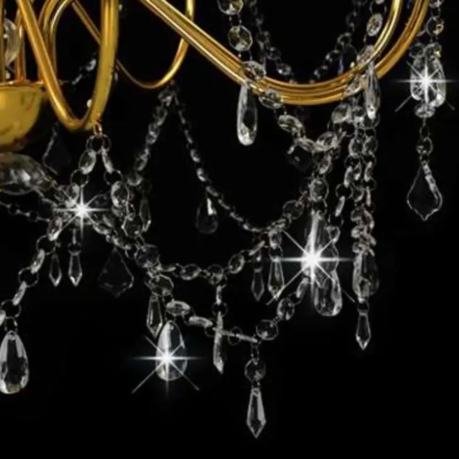 vidaXL - Kroonluchter - Goud - Metaal