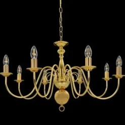 vidaXL - Kroonluchter - Goud - Metaal