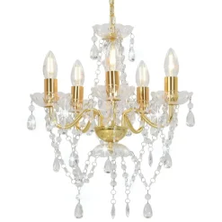 vidaXL - Kroonluchter - Goud - Metaal