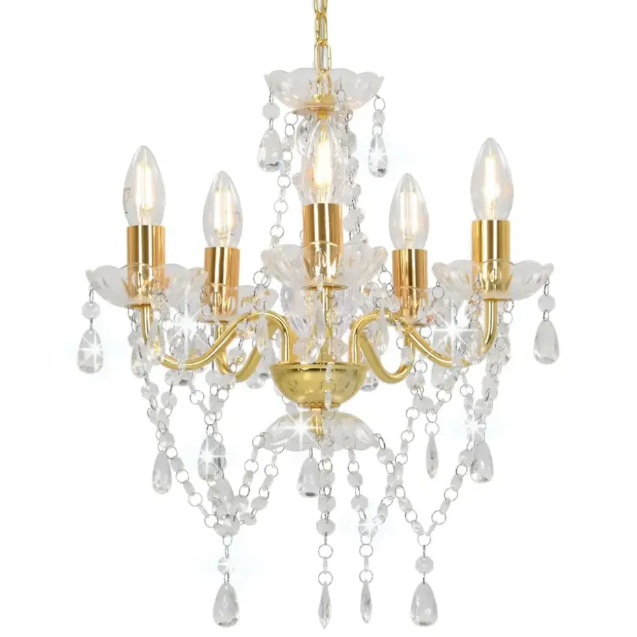 vidaXL - Kroonluchter - Goud - Metaal