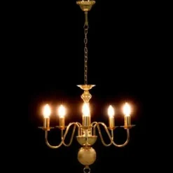 vidaXL - Kroonluchter - Goud - Metaal