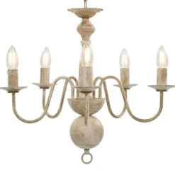 vidaXL - Kroonluchter - Wit - Metaal