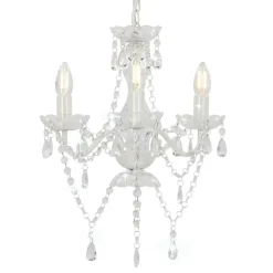 vidaXL - Kroonluchter - Wit - Metaal