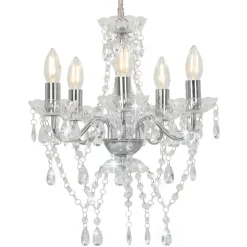 vidaXL - Kroonluchter - Zilver - Metaal