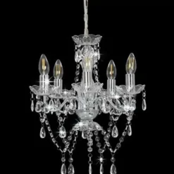 vidaXL - Kroonluchter - Zilver - Metaal