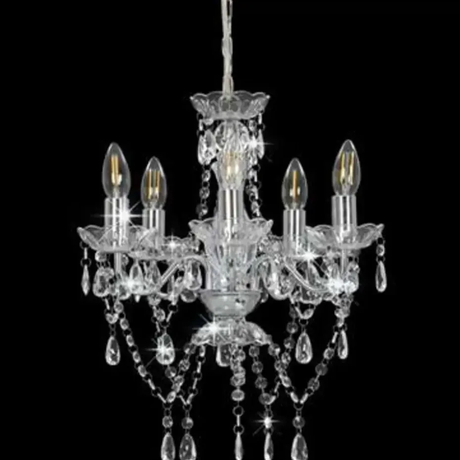 vidaXL - Kroonluchter - Zilver - Metaal