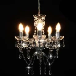 vidaXL - Kroonluchter - Zilver - Metaal